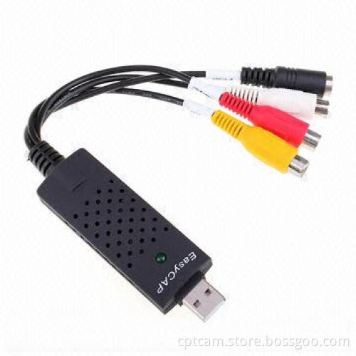 EasyCap DC60+ USB DVR Stick Video/Audio Capture Adapter/Card, Supports High-quality Video Resolution